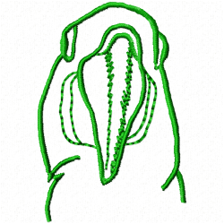 Parrots Embroidery Design 7 Parrots Embroidery Design 7